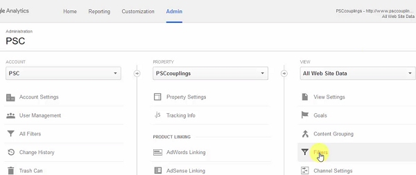 Website Filter Settings
