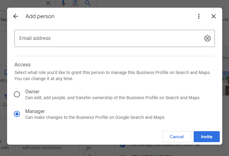 Add person